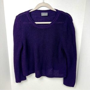 Wooden ships Marina Crewneck cotton Mercer XS/S  in eggplant